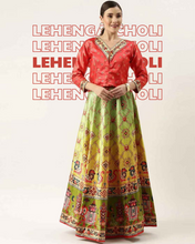 Printed Semi-Stitched Lehenga & Unstitched