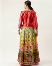 Printed Semi-Stitched Lehenga & Unstitched